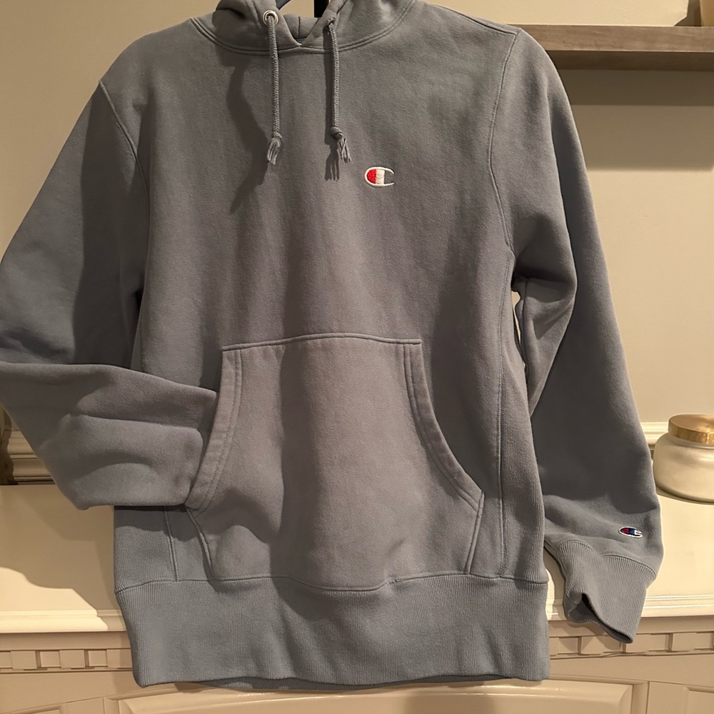 Champion Men's Blue Hoodie